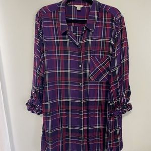 Purple flannel